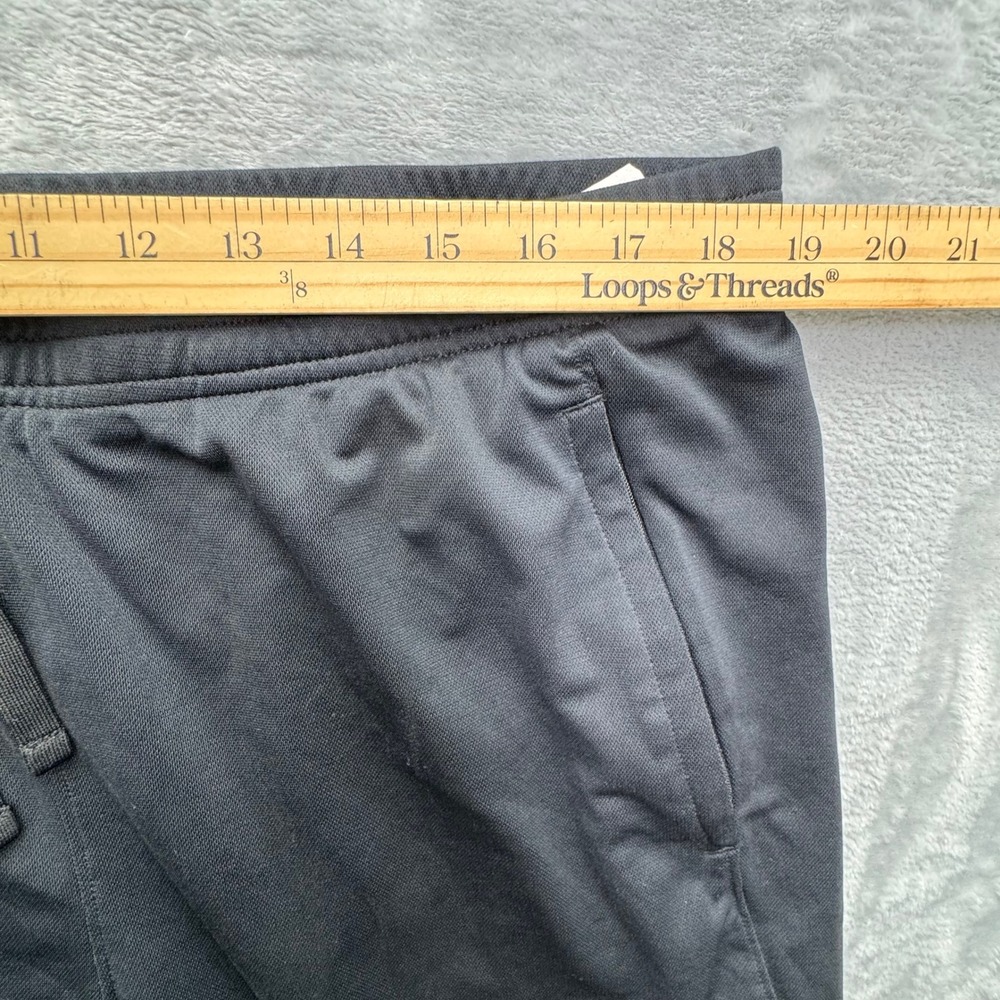 Under Armour Joggers Men XXL Black 1366203 Fitted Pique Track Pants Athletic - Picture 7 of 14